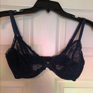 Natori Midnight Blue Lace Bra